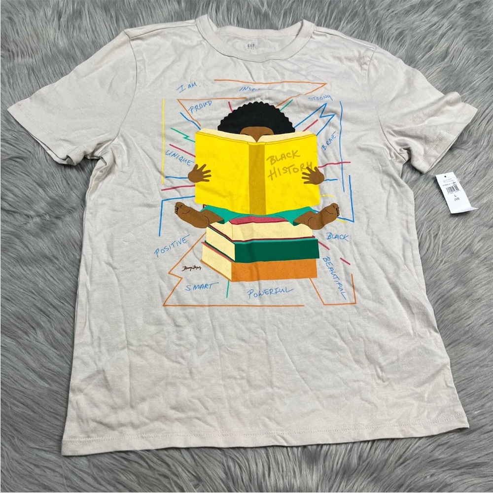 Gap Factory Kids Black History T Shirt Large 10